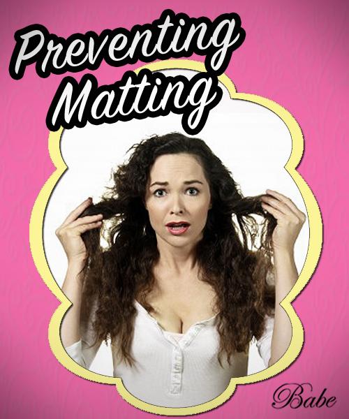 Preventing Hair Extension Matting